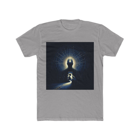"AI Deception: New Age Catfish - Tech Dystopia T-Shirt" - T-
