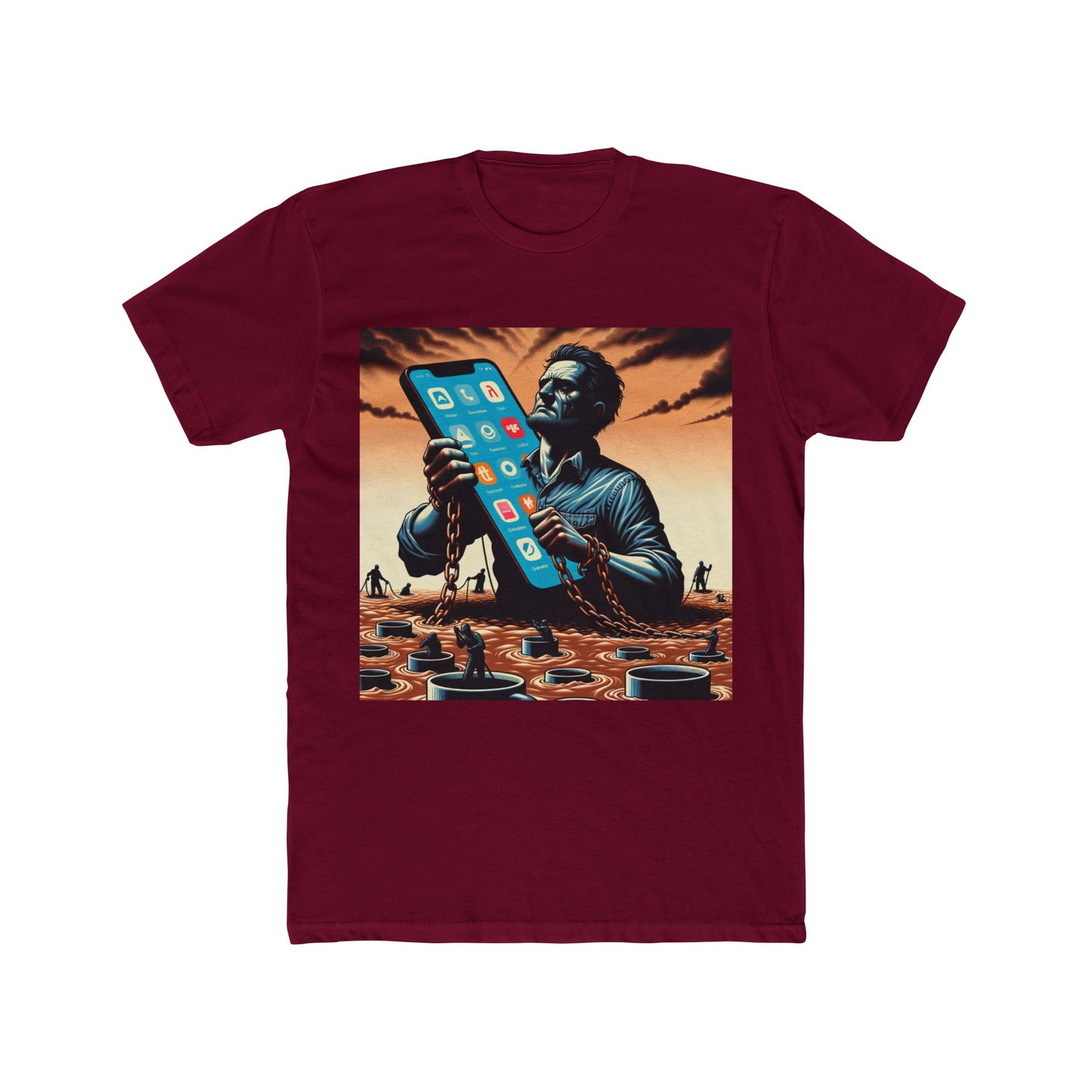 "Gig Economy Nightmares: Outsourced Dreams T-Shirt" - T-Shir