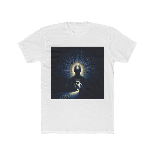 "AI Deception: New Age Catfish - Tech Dystopia T-Shirt" - T-